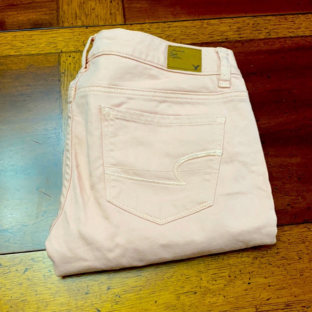 American Eagle Pink Skinny Jeans!